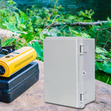 Maxbell Waterproof Electrical Junction Box Workshop Weatherproof Circuit Breaker Box Gray Door