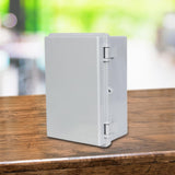 Maxbell Waterproof Electrical Junction Box Workshop Weatherproof Circuit Breaker Box Gray Door