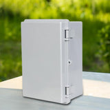 Maxbell Waterproof Electrical Junction Box Workshop Weatherproof Circuit Breaker Box Gray Door