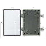 Maxbell Waterproof Electrical Junction Box Workshop Weatherproof Circuit Breaker Box Clear