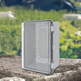Maxbell Waterproof Electrical Junction Box Workshop Weatherproof Circuit Breaker Box Clear