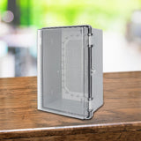 Maxbell Waterproof Electrical Junction Box Workshop Weatherproof Circuit Breaker Box Clear