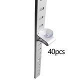 Maxbell 40x Adjustable Shelf Bracket Clips Multipurpose Kitchen Wardrobe Shelf Clips