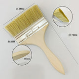Maxbell Paint Brush Art Crafts Supplies Stain Brush for Watercolor Glues Oil 21.7cmx11.2cmx1.4cm