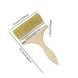 Maxbell Paint Brush Art Crafts Supplies Stain Brush for Watercolor Glues Oil 22.7cmx13.2cmx1.4cm
