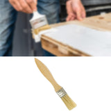 Maxbell Household Paint Brush Fence Stain Applicator Flat Brush for Oil Paint Stains 17cmx2.3cmx0.7cm