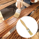 Maxbell Household Paint Brush Fence Stain Applicator Flat Brush for Oil Paint Stains 17cmx2.3cmx0.7cm