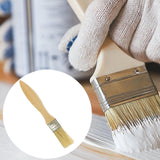 Maxbell Household Paint Brush Fence Stain Applicator Flat Brush for Oil Paint Stains 17cmx2.3cmx0.7cm