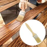 Maxbell Household Paint Brush Fence Stain Applicator Flat Brush for Oil Paint Stains 17.5cmx4cmx0.8cm