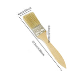 Maxbell Household Paint Brush Fence Stain Applicator Flat Brush for Oil Paint Stains 17.5cmx4cmx0.8cm