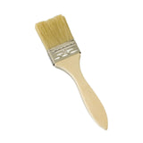 Maxbell Household Paint Brush DIY Wooden Handle Flat Brush for Watercolor Glues Deck 18.5cmx4.5cmx0.9cm