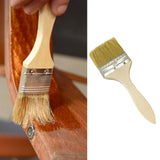 Maxbell Household Paint Brush Wooden Handle DIY Painting Brushes for Stains Oil Deck 19.5cmx7cmx1cm