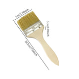 Maxbell Household Paint Brush Wooden Handle DIY Painting Brushes for Stains Oil Deck 19.5cmx7cmx1cm