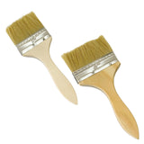 Maxbell Household Paint Brush Wooden Handle DIY Painting Brushes for Stains Oil Deck 19.5cmx7cmx1cm