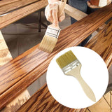 Maxbell Household Paint Brush Wooden Handle DIY Painting Brushes for Stains Oil Deck 19.5cmx7cmx1cm