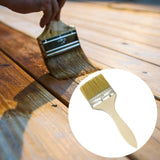 Maxbell Household Paint Brush Wooden Handle DIY Painting Brushes for Stains Oil Deck 19.5cmx7cmx1cm