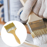 Maxbell Household Paint Brush Wooden Handle DIY Painting Brushes for Stains Oil Deck 20cmx9cmx1.2cm