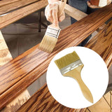 Maxbell Household Paint Brush Wooden Handle DIY Painting Brushes for Stains Oil Deck 20cmx9cmx1.2cm