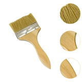 Maxbell Household Paint Brush Wooden Handle DIY Painting Brushes for Stains Oil Deck 20cmx9cmx1.2cm