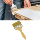 Maxbell Household Paint Brush Wooden Handle DIY Painting Brushes for Stains Oil Deck 20cmx9cmx1.2cm