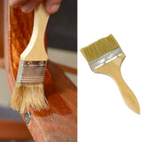 Maxbell Household Paint Brush Wooden Handle DIY Painting Brushes for Stains Oil Deck 20cmx9cmx1.2cm
