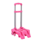 Maxbell Pink Stair Climbing Cart Folding Hand Cart with 6 Wheels for Personal Travel