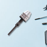 Maxbell Drill Chuck Conversion Tool 3 Jaw Easy to Use Sturdy Drill Head Chuck Adapter 0.3 to 3.4 Silver 3.0 handle