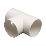 Maxbell 3 Way Elbow Connector Replaces Outlet Ventilation Ducts Tee PVC Pipe Fitting T Shape Dia 10cm
