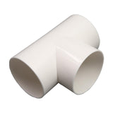 Maxbell 3 Way Elbow Connector Replaces Outlet Ventilation Ducts Tee PVC Pipe Fitting T Shape Dia 10cm