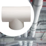 Maxbell 3 Way Elbow Connector Replaces Outlet Ventilation Ducts Tee PVC Pipe Fitting T Shape Dia 15cm