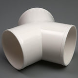 Maxbell 3 Way Elbow Connector Replaces Outlet Ventilation Ducts Tee PVC Pipe Fitting Y Shape Dia 15cm