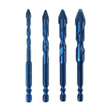 Maxbell Crooked Head Eccentric Drill Bit Set Quick Wear Resistant Alloy for Concrete 4pcs 6 8 10 12mm
