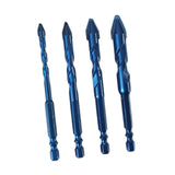 Maxbell Crooked Head Eccentric Drill Bit Set Quick Wear Resistant Alloy for Concrete 4pcs 6 8 10 12mm
