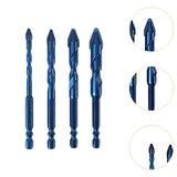 Maxbell Crooked Head Eccentric Drill Bit Set Quick Wear Resistant Alloy for Concrete 4pcs 6 8 10 12mm