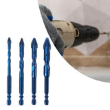Maxbell Crooked Head Eccentric Drill Bit Set Quick Wear Resistant Alloy for Concrete 4pcs 6 8 10 12mm