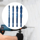 Maxbell Crooked Head Eccentric Drill Bit Set Quick Wear Resistant Alloy for Concrete 4pcs 6 8 10 12mm