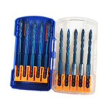 Maxbell Crooked Head Eccentric Drill Bit Set Quick Wear Resistant Alloy for Concrete 10pcs 6mm