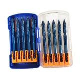 Maxbell Crooked Head Eccentric Drill Bit Set Quick Wear Resistant Alloy for Concrete 10pcs 8mm