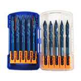 Maxbell Crooked Head Eccentric Drill Bit Set Quick Wear Resistant Alloy for Concrete 10pcs 8mm