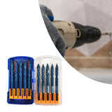 Maxbell Crooked Head Eccentric Drill Bit Set Quick Wear Resistant Alloy for Concrete 10pcs 8mm