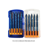 Maxbell Crooked Head Eccentric Drill Bit Set Quick Wear Resistant Alloy for Concrete 10pcs 8mm
