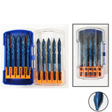 Maxbell Crooked Head Eccentric Drill Bit Set Quick Wear Resistant Alloy for Concrete 10pcs 8mm