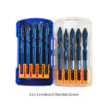 Maxbell Crooked Head Eccentric Drill Bit Set Quick Wear Resistant Alloy for Concrete 10pcs 10mm