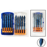 Maxbell Crooked Head Eccentric Drill Bit Set Quick Wear Resistant Alloy for Concrete 10pcs 10mm