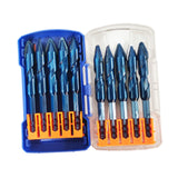 Maxbell Crooked Head Eccentric Drill Bit Set Quick Wear Resistant Alloy for Concrete 10pcs 12mm