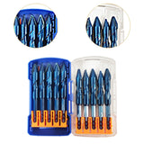 Maxbell Crooked Head Eccentric Drill Bit Set Quick Wear Resistant Alloy for Concrete 10pcs 12mm
