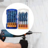 Maxbell Crooked Head Eccentric Drill Bit Set Quick Wear Resistant Alloy for Concrete 10pcs 12mm