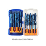 Maxbell Crooked Head Eccentric Drill Bit Set Quick Wear Resistant Alloy for Concrete 10pcs 12mm