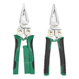 Maxbell Electricians Pliers Gripper Wiring Tools Portable Steel 8 inch Wire Stripper with Electric test