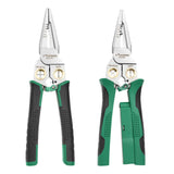 Maxbell Electricians Pliers Gripper Wiring Tools Portable Steel 8 inch Wire Stripper with Electric test
